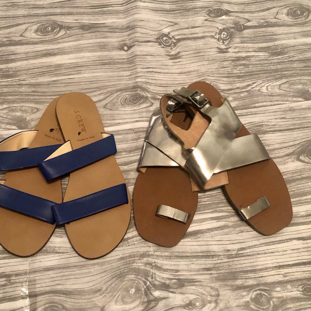 New JCrew and Madewell Sandals Bundle Size 7 and 7.5